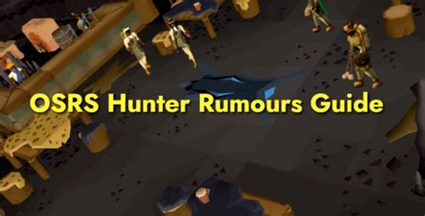 OSRS Hunter Rumours Guide: Rewards & XP Per Hour .